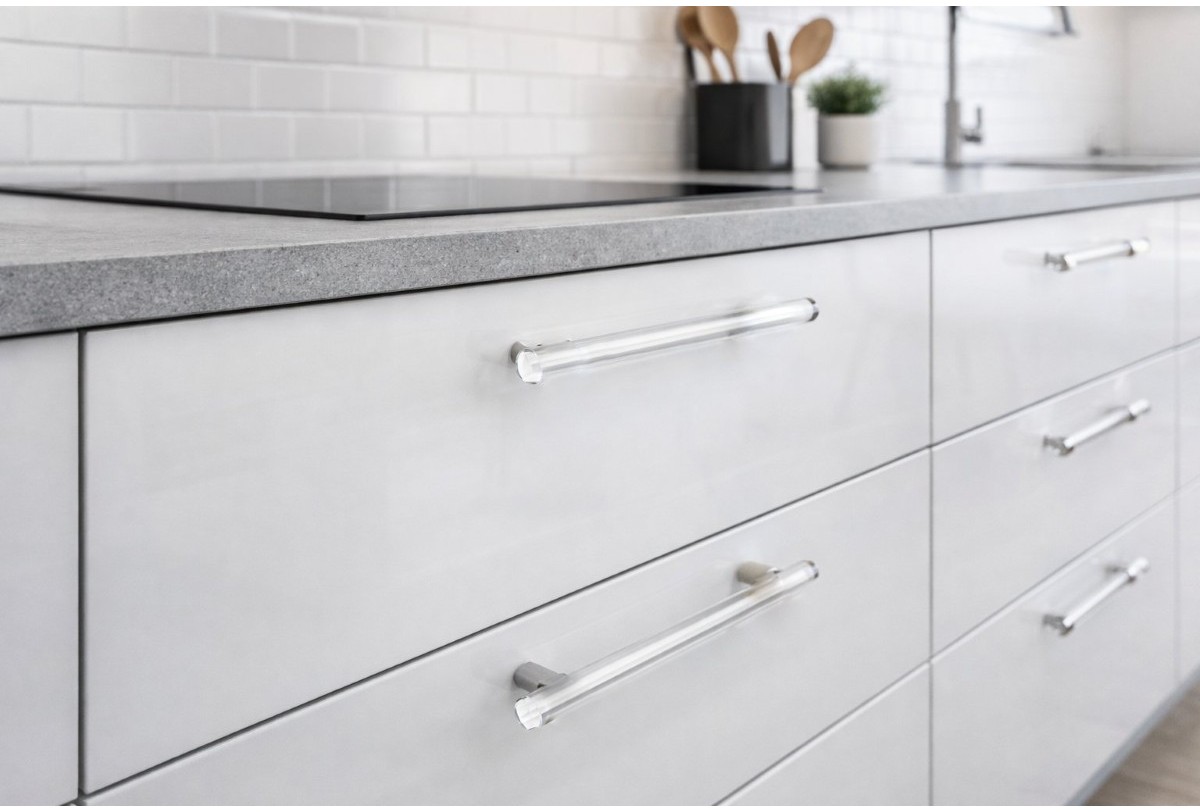 Glasgriff 128 mm Bohrabstand